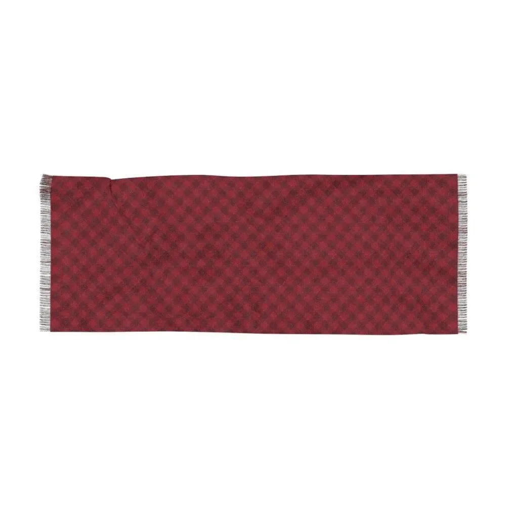 NWT Porter Anna- Crimson Women's Scarf in Gingham